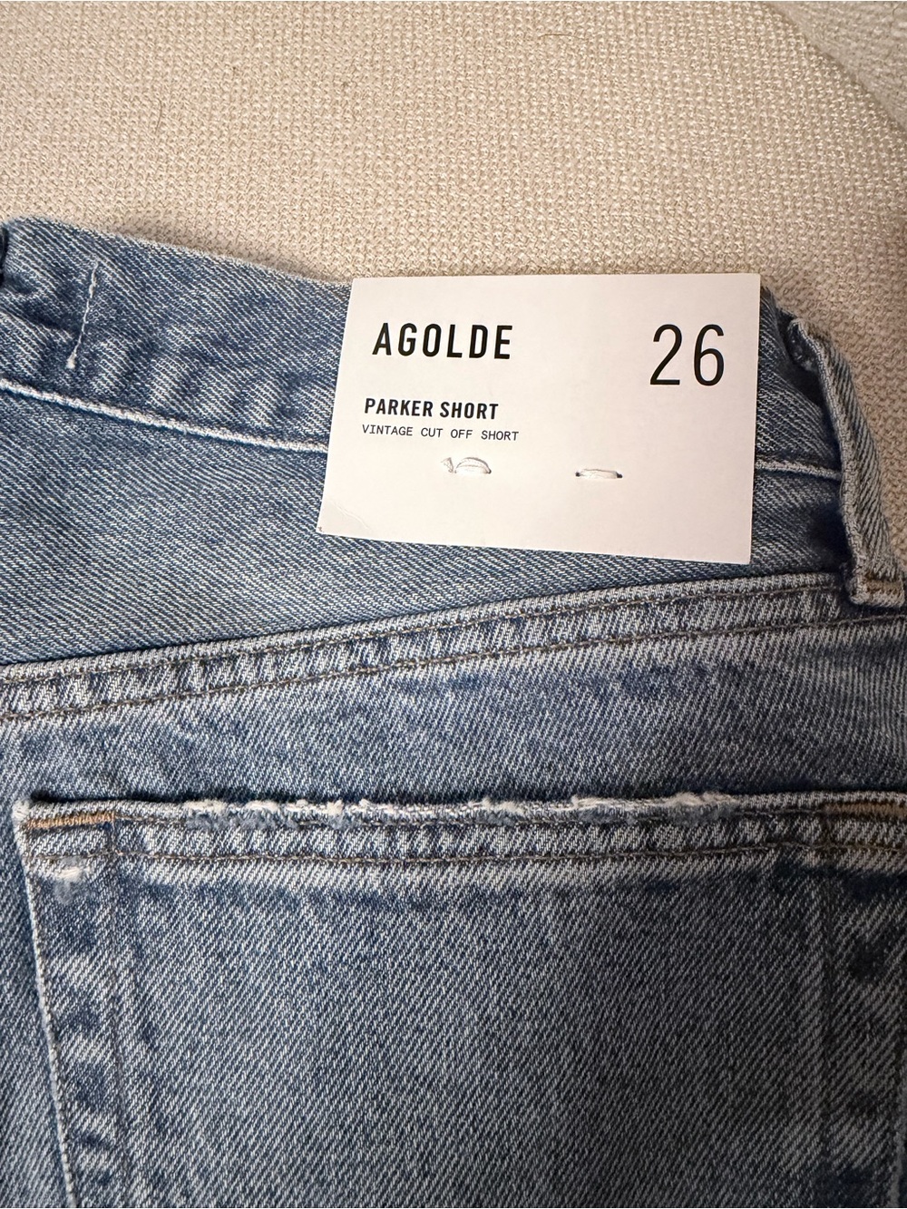 Agolde Parker Vintage Shorts NWT 26 - Picture 3 of 7